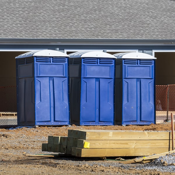 are there any restrictions on where i can place the porta potties during my rental period in New York New York